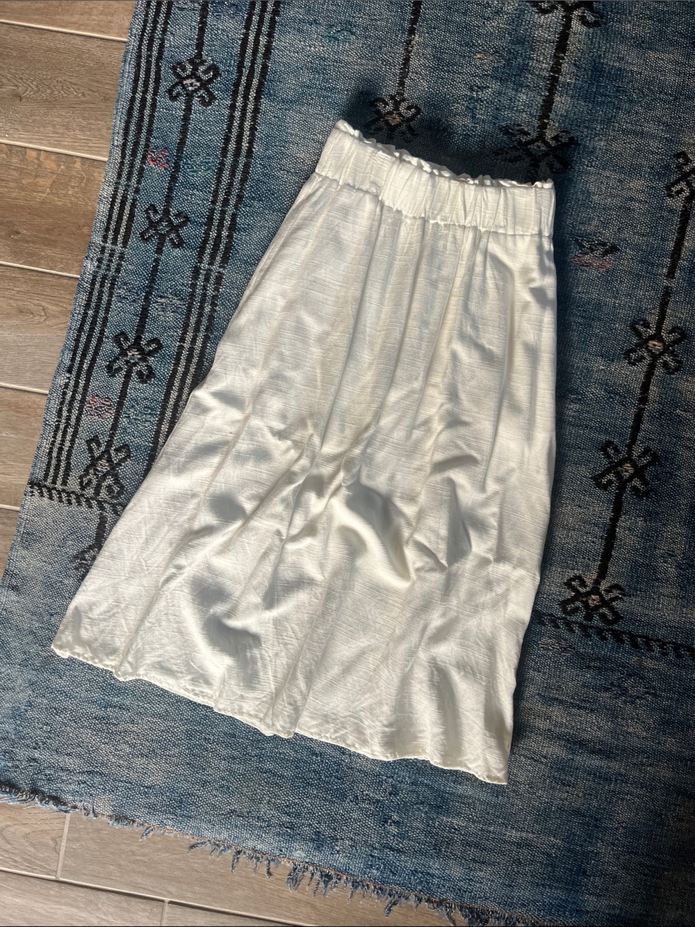 Sophie Rue White Linen Skirt